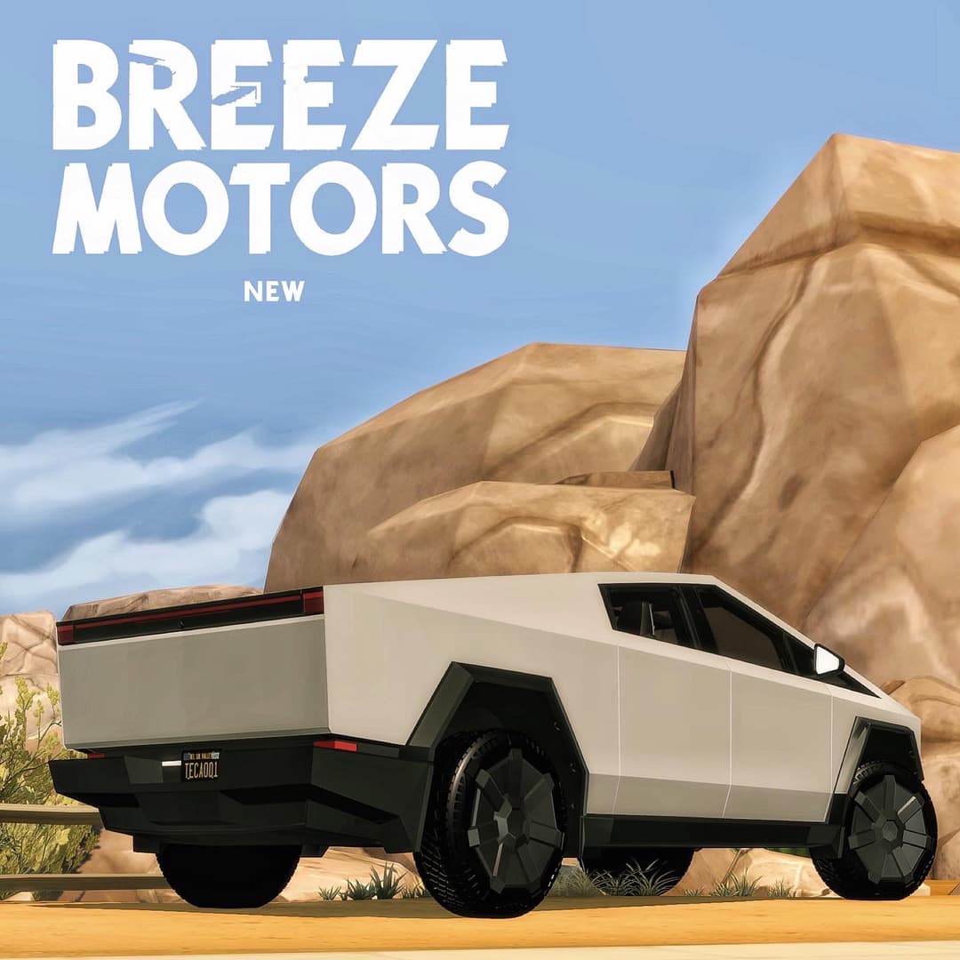 Галерея мода Автомобиль Tesla Cybertruck #2